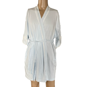 Verbena cotton robe